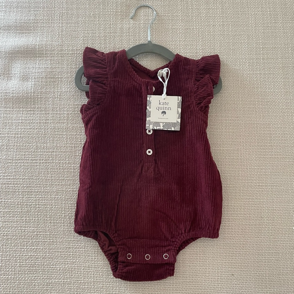 Kate Quinn Cord Romper- brand new